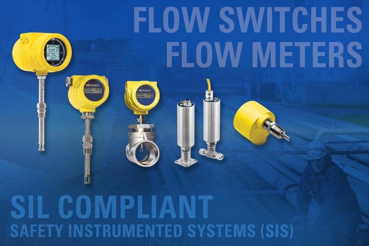 Fluid Components International SIL compliant flow meters and switches