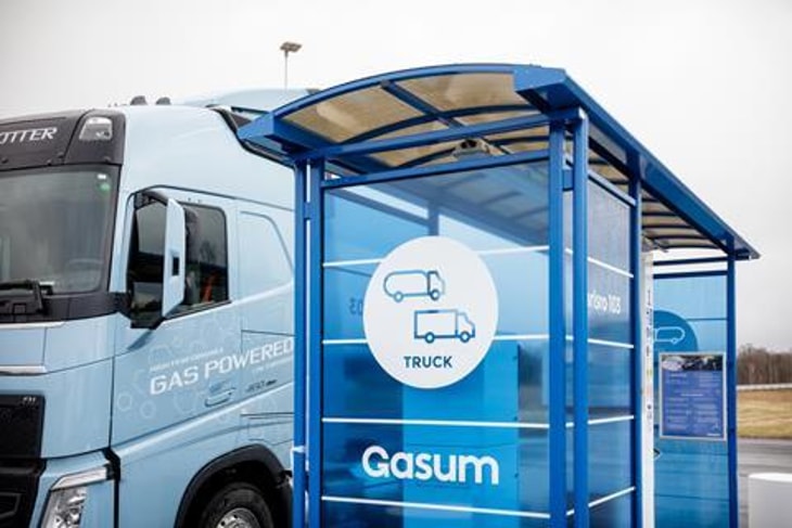 Gasum and Scania open new biogas station in Sweden