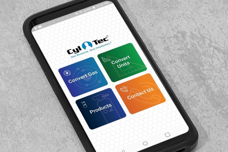 Cyl-Tec launches gas and unit converter mobile app