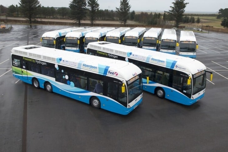 Aberdeen’s pioneering hydrogen bus project reaches major milestone