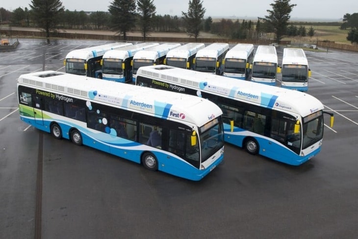 Aberdeen’s pioneering hydrogen bus project reaches major milestone