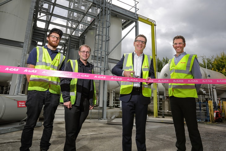 A-Gas opens new separator for refrigerants