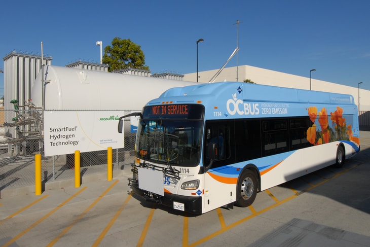 Air Products celebrates new hydrogen fuelling station for transit buses