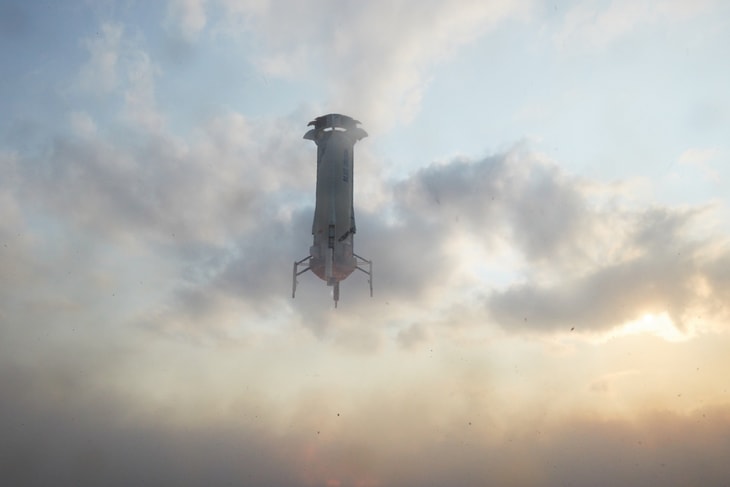 Jeff Bezos completes safe space flight aboard Blue Origin’s New Shepard