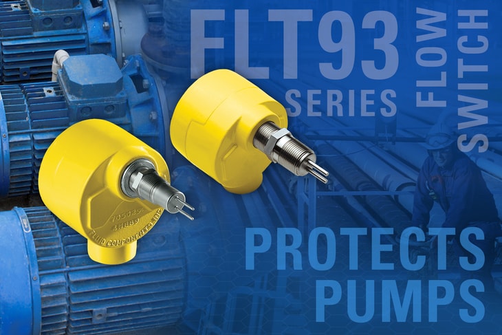 Fluid Components International introduces the new FLT93 Flow Switch