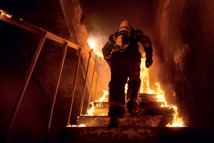Firebreaks and home oxygen – tackling home oxygen fires