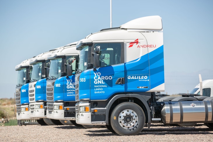 Galileo unveils Argentina’s first LNG fuelled heavy-duty fleet