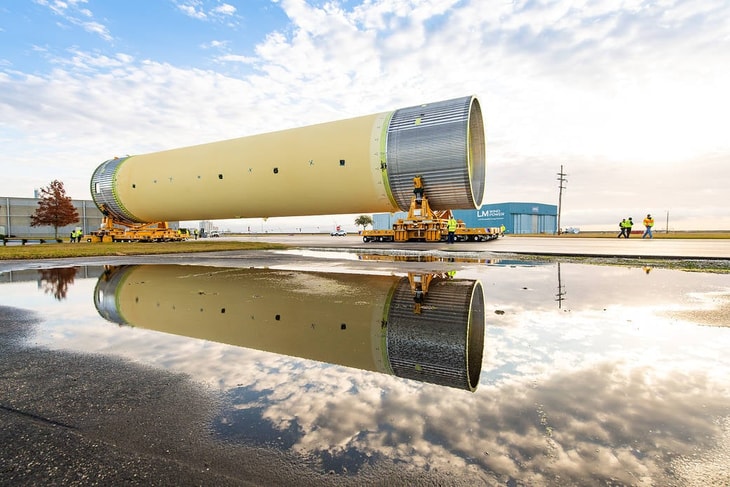 NASA moves Space Launch System’s liquid hydrogen tank for testing