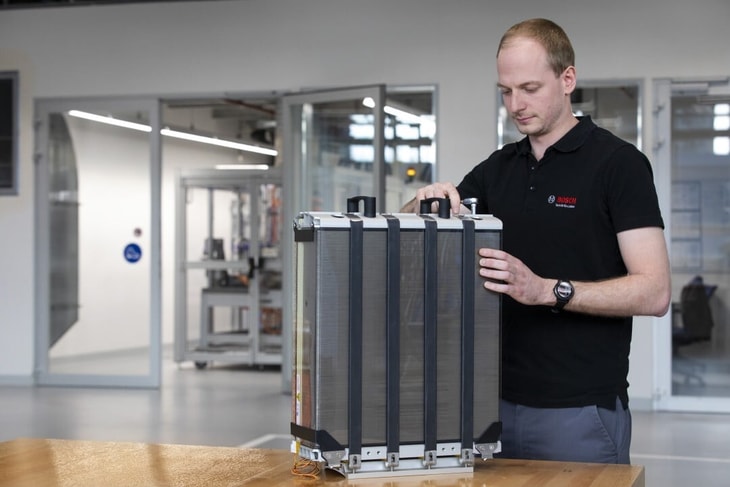 Bosch and PowerCell to mass produce fuel cells for trucks and cars