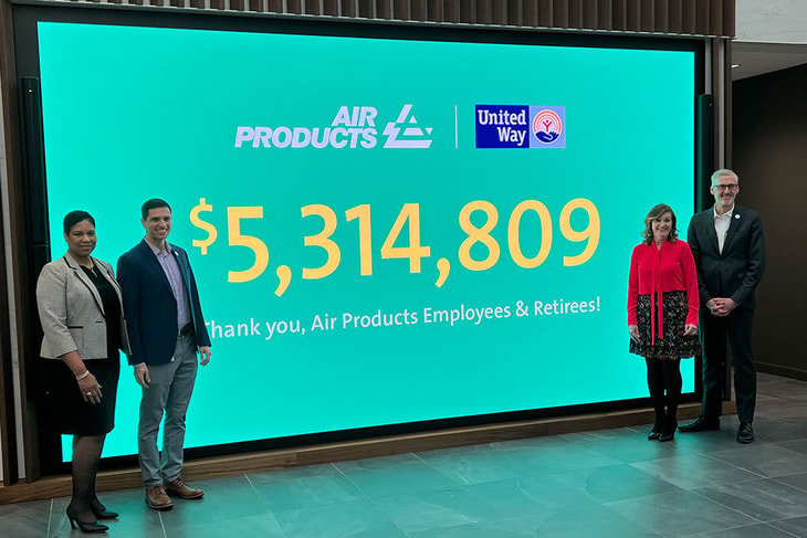 Air Products raises $5.3m for the United Way Campaign