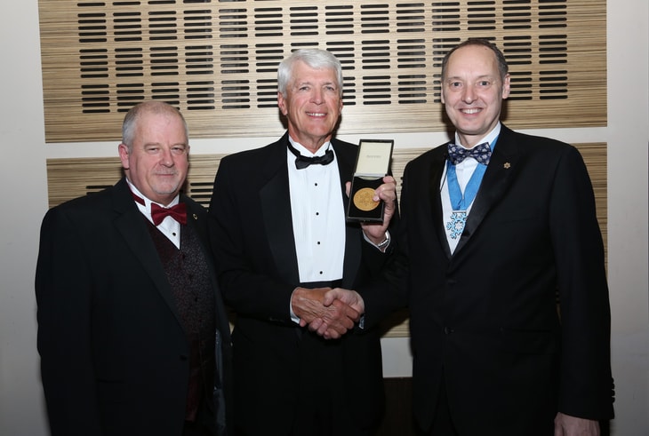 Thomas Watson presented with Institute of Refrigeration’s J&E Hall gold medal