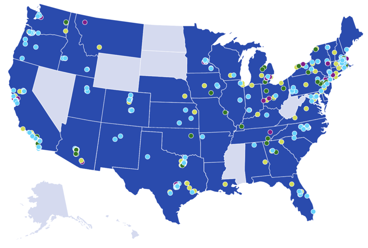 SIA map highlights growing semiconductor activities in the US