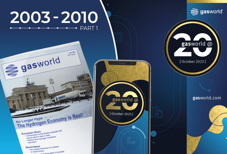 Celebrating 20 years of gasworld and the world around us all: Part 1, 2003 – 2010