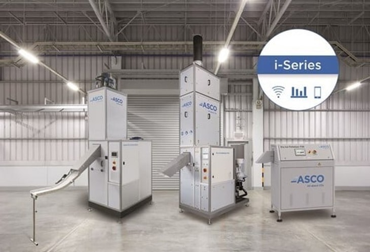 ASCO launches i-Series product line: Interconnectivity and IIoT enter field of dry ice production