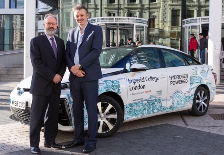 Imperial University receives fuel cell car to support hydrogen research