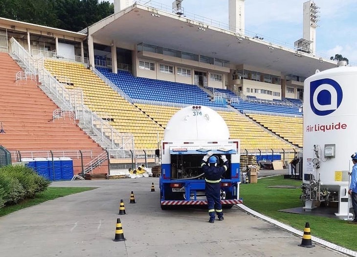 Coronavirus: Air Liquide providing oxygen to field hospitals in Brazil