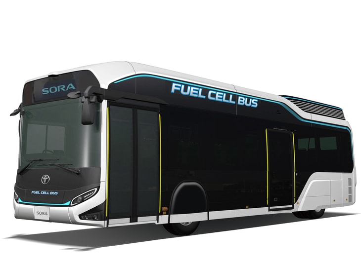 Toyota unveils fuel cell bus concept