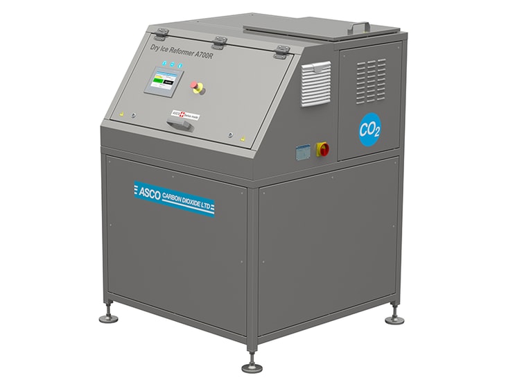 ASCO CARBON DIOXIDE has enhanced its existing Dry Ice Reformer A600R radically, and the result is impressive