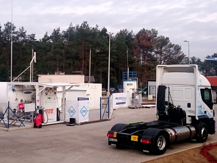 Lastest Chart Ferox LNG station operational for heavy duty trucks in Poland