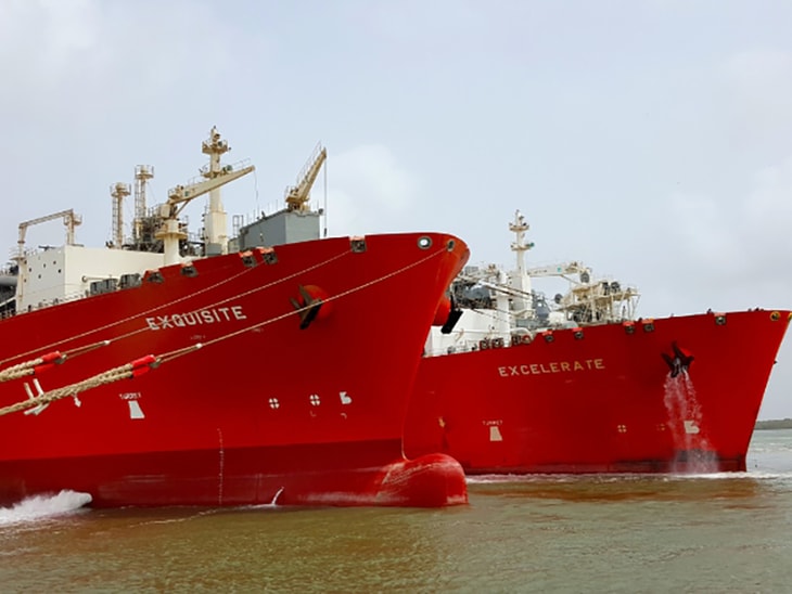 Excelerate’s FSRUs perform LNG transfer in Pakistan