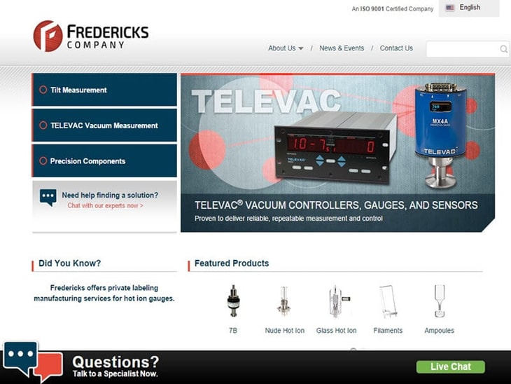 Fredericks Company unites its multiple brands into one user-friendly, mobile-ready website design