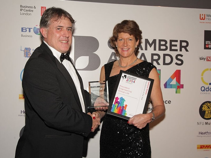 President Engineering scoops manufacturing award