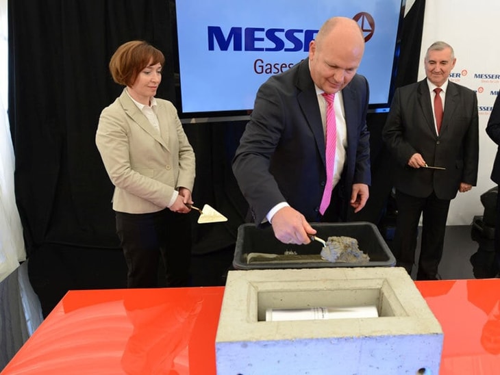 Messer invest in Poland construction
