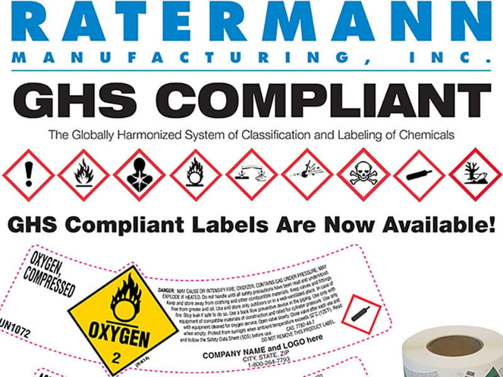 GHS compliant labels now available