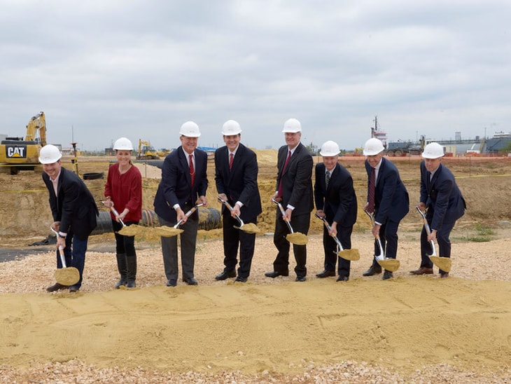 Representatives from Air Liquide have broken ground on a new ASU in Beaumont, TX