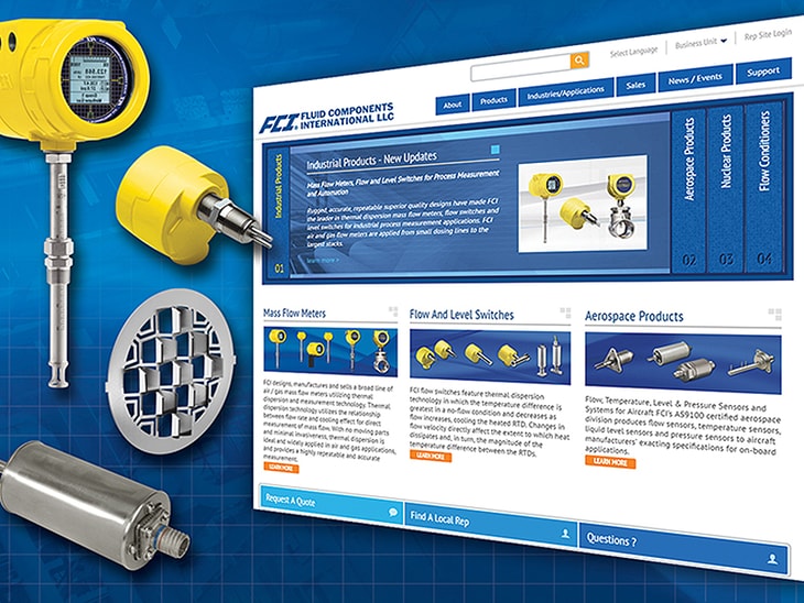 New FCI website revealed, extensive air/gas measurement information available