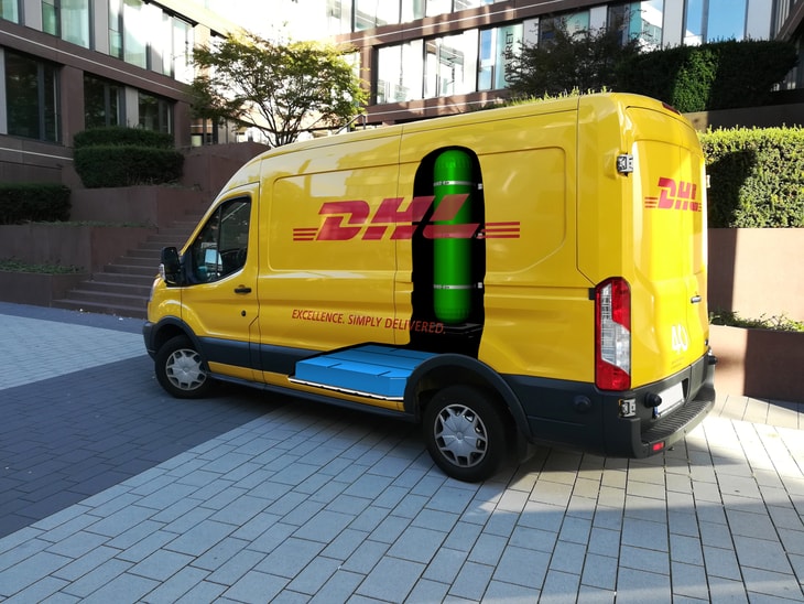 DHL and StreetScooter develop H2 Panel Van