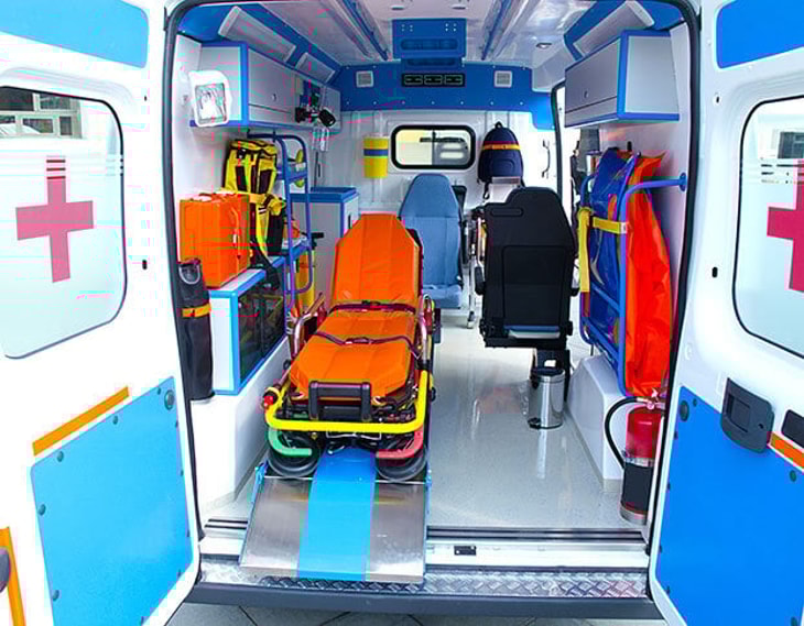 Oxygen ambulance top