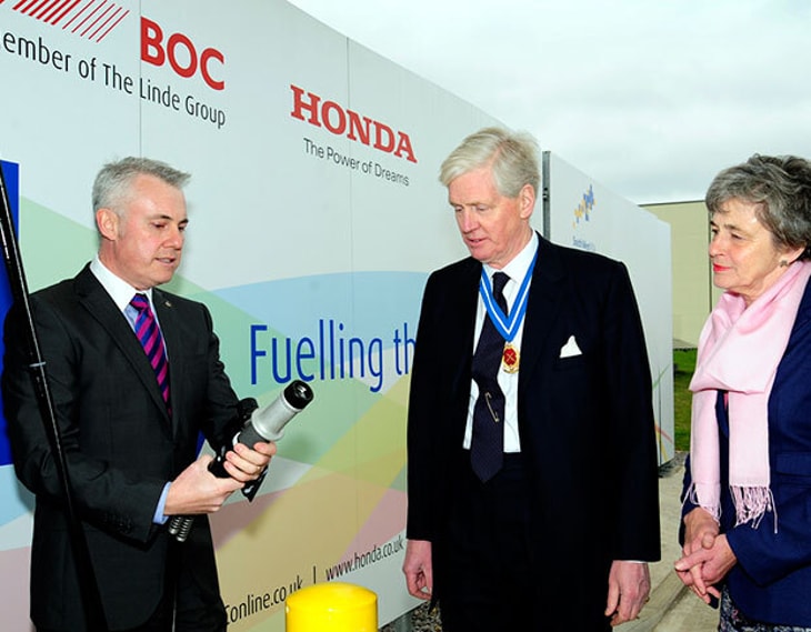 High sheriff visits hydrogen station