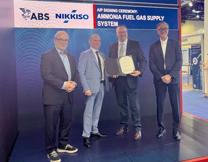 Nikkiso awarded approval in principle for ammonia fuel supply system