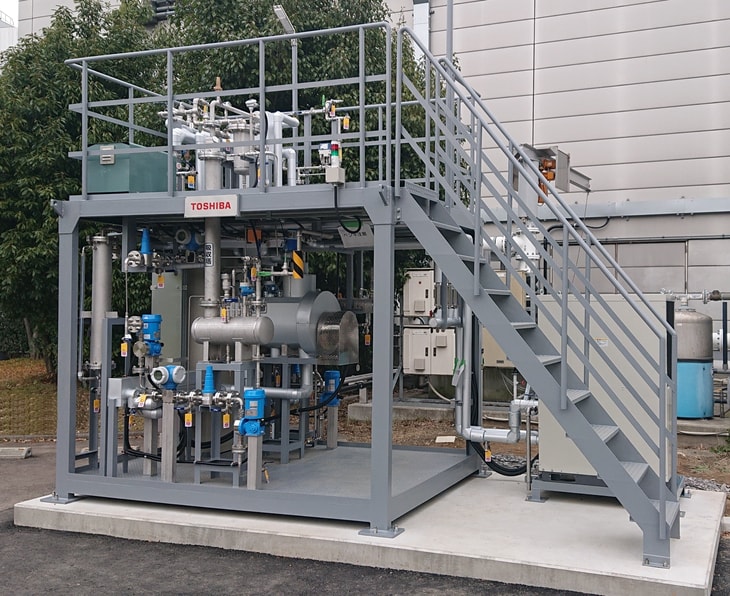 Toshiba delivers CO2 capture test plant