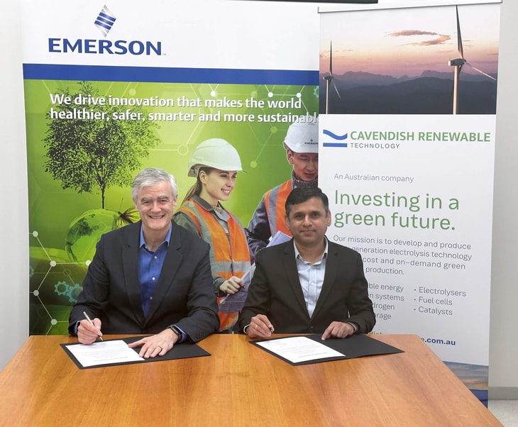 Emerson to support CRT hydrogen tech development and deployment