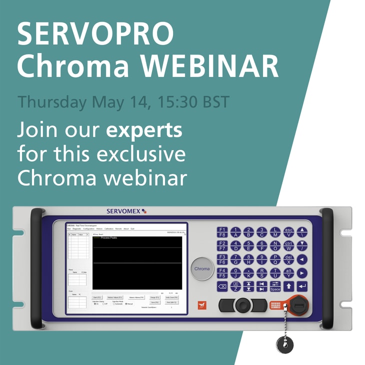 Servomex to discuss Servopro Chroma analyser in webinar