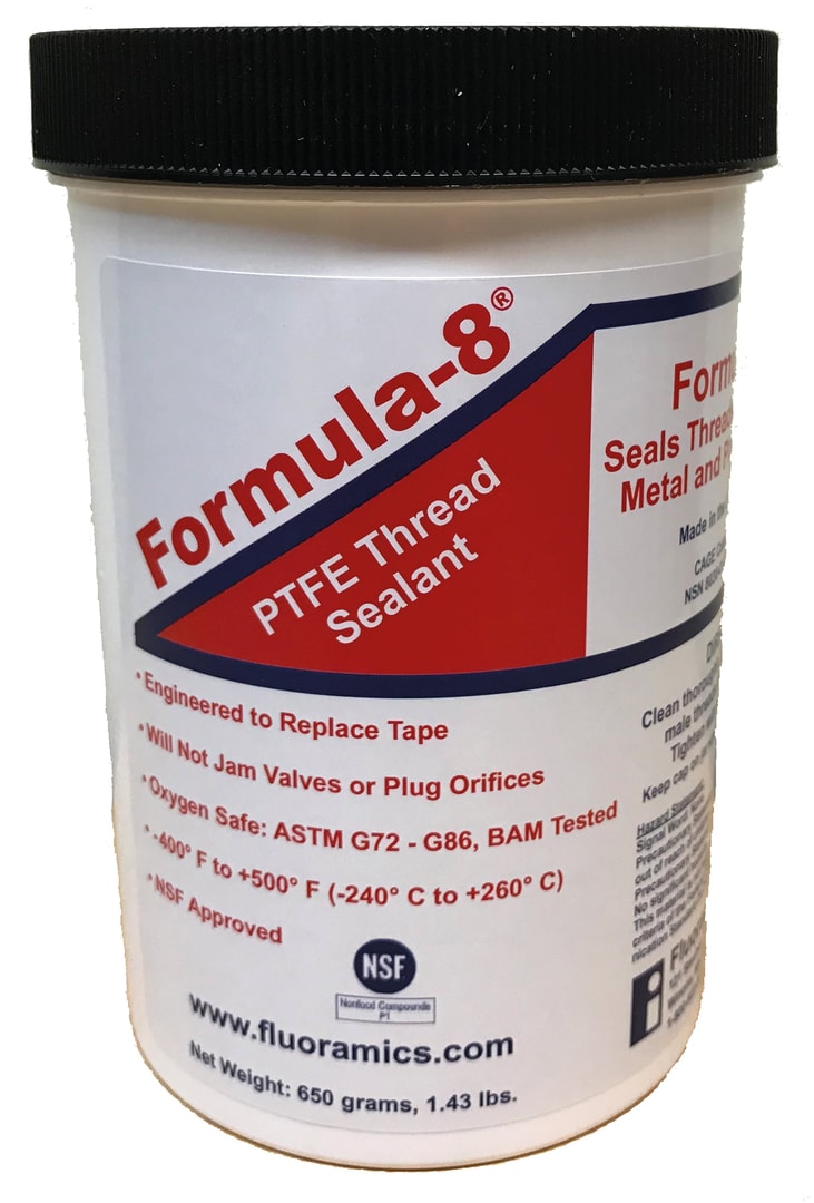 Fluoramics introduces larger Formula-8® thread sealant