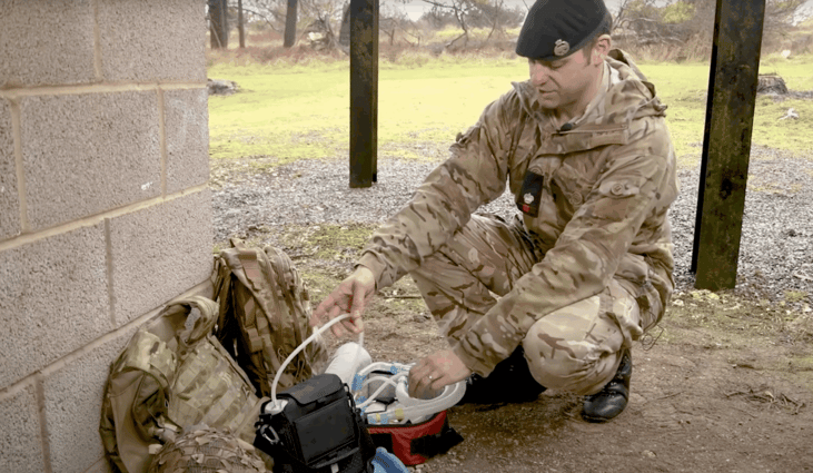 Portable oxygen tech could help save lives on the battlefield