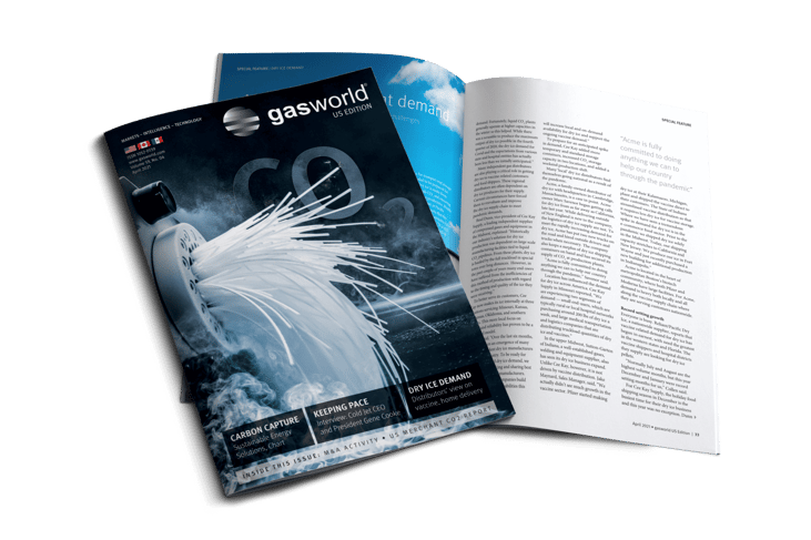 Gasworld US Edition, Vol 59, No 04 (April) – Dry Ice