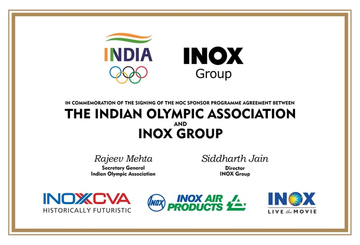 Inox Group signs sponsorship pact with Indian Olympic Association